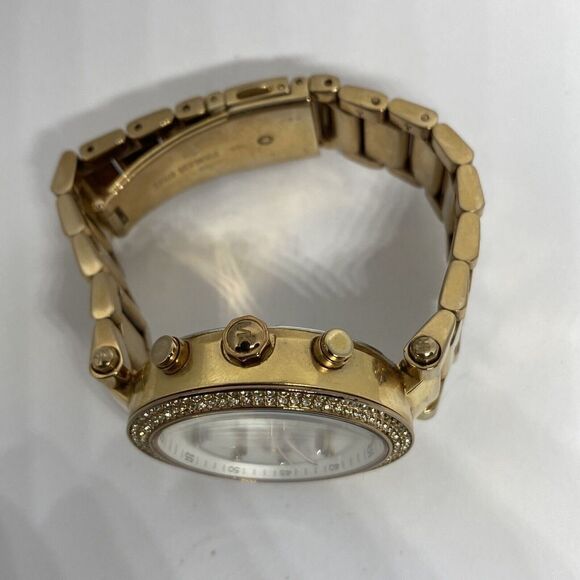 Michael Kors Parker MK5491 Women's Gold Stainless Steel Analog Dial Watch VK717 - Picture 8 of 12